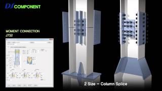 Tekla Structures Auto Connections  DS Component English [upl. by Suinotna]