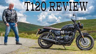 Triumph T120 Review Is THIS the best allrounder Modern Classic Bonneville Motorcycle Black Edition [upl. by Siramed741]