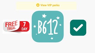 How to unlock B612 camera 7 days free trial 2023 [upl. by Asseniv367]