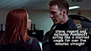 steve rogers and natasha romanoff acting like a married couple for over 5 minutes straight [upl. by Amalia]