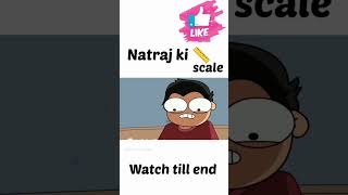 Natraj ki scale 📏 animation funnyshorts shortsfeed Hardtoonz22 NOTYOURTYPE RGBucketList [upl. by Elttil]