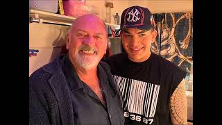 Adam Lambert with Spike Edney in his dressing room at CabaretAdam w fans outside kitKatClub Nov 19 [upl. by Arquit]