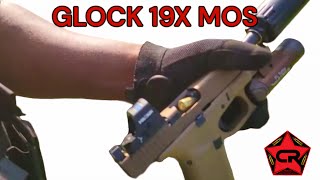 GEN 5 GLOCK 19X MOS FIRST MAGSUPPRESSED [upl. by Raama]