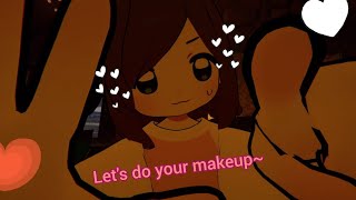 Best Friend does your hair and makeup ASMR Roleplay VRChat ASMR [upl. by Cooley532]