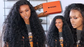 🔥😍MUST BUY THIS BEGINNER FRIENDLY WIG 250 DENSITY LOOSE DEEPWAVE FRONTAL WIG INSTALL Wiggins Hair [upl. by Eiten]