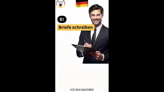 🇩🇪Briefe schreiben  B1🇩🇪 estudealemãocomigo goethezertifikat deutsch [upl. by Hughett]