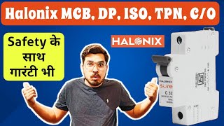 Halonix Mcb  Best MCB DP ISO RCCB Change Over For Electric Fitting  Top Mcb Company India [upl. by Buroker]