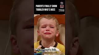 Parents finally show toddler whos boss 🫡 supernanny jofrost childcare family [upl. by Ruthy]