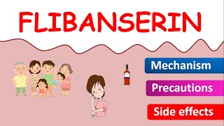 Flibanserin Addyi  Mechanism precautions side effects amp uses [upl. by Bjork982]