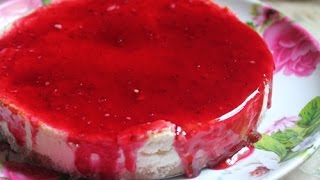 Baked Eggless Cheesecake Recipe  Eggless Classic Cheesecake Recipe [upl. by Shulins732]