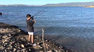 Fishing at the Burrendong Dam Lake Burrendong NSW [upl. by Etnaihc984]