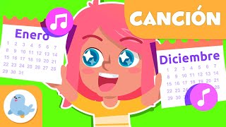 CANCIÓN de los MESES del año 📅 Canción educativa 🎶 Los meses del año para niños 👦​👧​ [upl. by Ttesil]