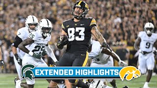 Michigan State at Iowa  Extended Highlights  Big Ten Football  Sept 30 2023 [upl. by Nomihs]