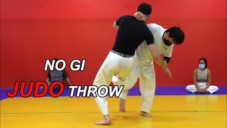 No Gi Judo Throw  Osoto Gari [upl. by Adina581]