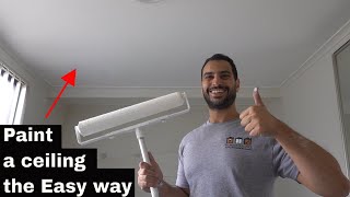 How to paint a ceiling DIY like a pro [upl. by Doersten]