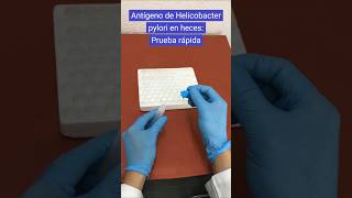 Detección de antígeno de Helicobacter pylori en heces laboratorioclinico shorts [upl. by Ilyk]