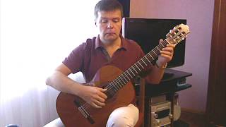 E G Baron Lute Suite Part 3 Menuet Менуэт Guitar V Sharii [upl. by Ihtac820]