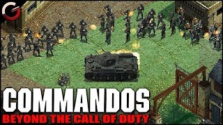 CAPTURE THE NAZI COLONEL Mission 5 Walkthrough  Commandos Beyond the Call of Duty Gameplay [upl. by Ahsillek]