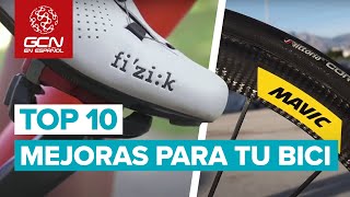 Top 10 Mejoras a Hacer en nuestra Bici [upl. by Toombs]