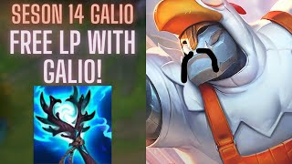 SEASON 14 GALIO IS BROKEN  CLIMB FAST BEFORE THEY NERF HIM  LEAGUE OF LEGENDS [upl. by Nelon428]