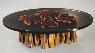 Wood Table made from Unknown Species [upl. by Cthrine]