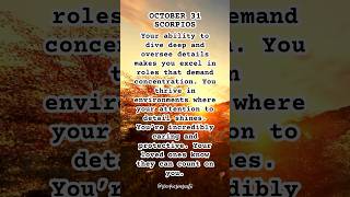 October 31 Scorpios [upl. by Lontson]