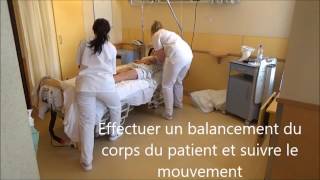 Techniques de manutention dun patient ISEI 20162017 [upl. by Lynnelle423]