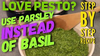 Parsley Pesto instead of Basil Pesto [upl. by Ewold]