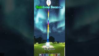 Minecraft Rainbow Beacon🌈  by RJplayzzz611  minecraft minecrafttutorial minecraftbuilding [upl. by Zaller708]