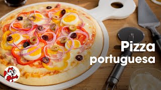 Pizza portuguesa  Receitas Zaffari [upl. by Eiroc420]