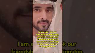 Fazza Poem Im So Glad To Your Friendship faaza shorts love sweetpoems [upl. by Mata620]