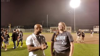 Guyer Pitcher Finley Montgomery After Defeating Keller 80 in 6a Region Final [upl. by Savage371]