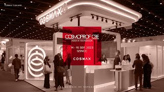 2023 COSMOPROF ASEAN at QSNCC I COSMAX Thailand [upl. by Eirased]