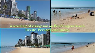 4k 1080p A MONING OF DIVING IN THE SEA AT BOA VIAGEM RECIFE PERNAMBUCO BRAZIL OUTUBER 28 2024 [upl. by Aivirt]