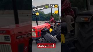 Nazar lag gye dinosaur 🦖 ko Swaraj low quality tractor Accident Swarajshorts luckygoldsmith [upl. by Ainival]