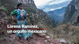 Es atleta es mexicana es rarámuri Lorena Ramírez el orgullo mexicano de la Sierra Tarahumara [upl. by Cirdet]