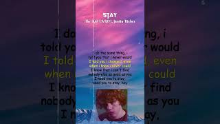 The Kid LAROI Justin Bieber  STAY Lyrics shorts [upl. by Anihs124]