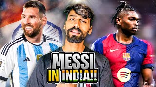 Lionel Messi in India 2025  Barcelona Wants Leao Confirm  Mbappe first 100 Days at Real Madrid [upl. by Alurta861]