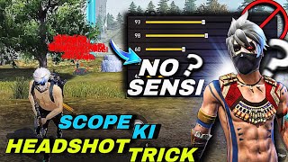 LEARN BEST SCOPE TRICK IN 3 MINUTES ALL RED NUMBERS 📱 PARDON FF 🪽 [upl. by Algar]