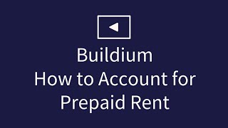 Buildium How to Record and Account for Prepaid Rent [upl. by Diley]