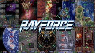 Rayforce Dual Play Layer Section Turn your monitor Set portrait mode on PC to see larger video [upl. by Ahsieker]