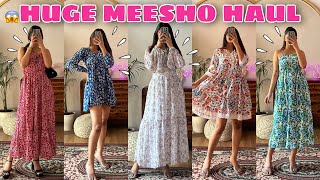 Trendy MEESHO Dresses Haul💕Starting at Rs248  Try On Haul  Rupal Yadav meesho [upl. by Acinahs]