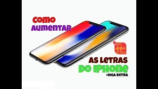 Aumente o tamanho das letras do iPhone [upl. by Dnomhcir355]