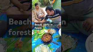 beach party in Neil island youtubeshorts chicken partyandamansea music [upl. by Elconin]