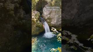 Diving in the Blue Eye albanianalps travel theth malbania adventuretravel peaksofthebalkans [upl. by Odelle783]