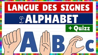 Apprendre la langue des signes  lalphabet [upl. by Rawlinson]