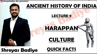 Harappan Culture Quick Facts  Ancient History of India [upl. by Abana]