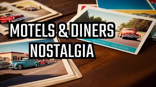 Journey through the 1940s Vintage postcards of motels and restaurants [upl. by Drawets151]