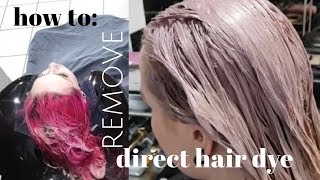 How to Remove Direct Hair Dye [upl. by Nimref]