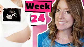 24 Weeks Pregnant and What to Expect  24 Weeks in Months PLUS 24 Week Ultrasound [upl. by Hayidan55]